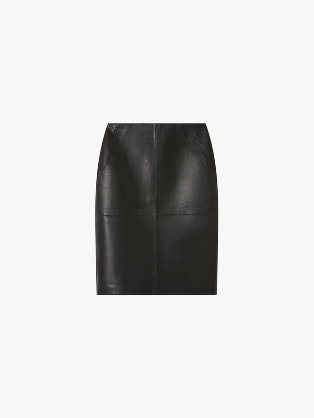 The Wright Leather Skirt