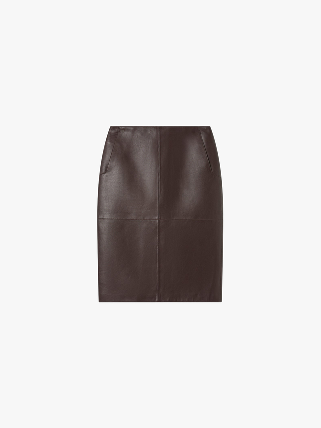 The Wright Leather Skirt