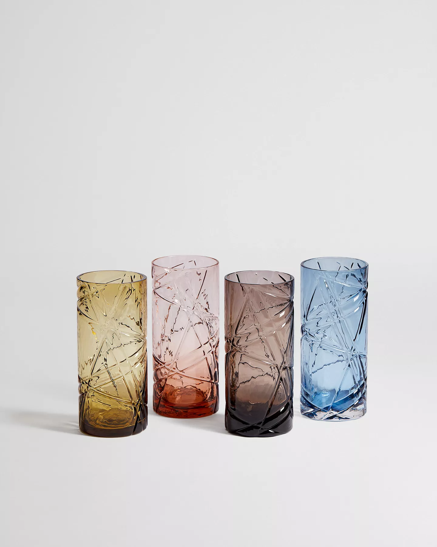 Set of Four Dior Escale Juice Glasses