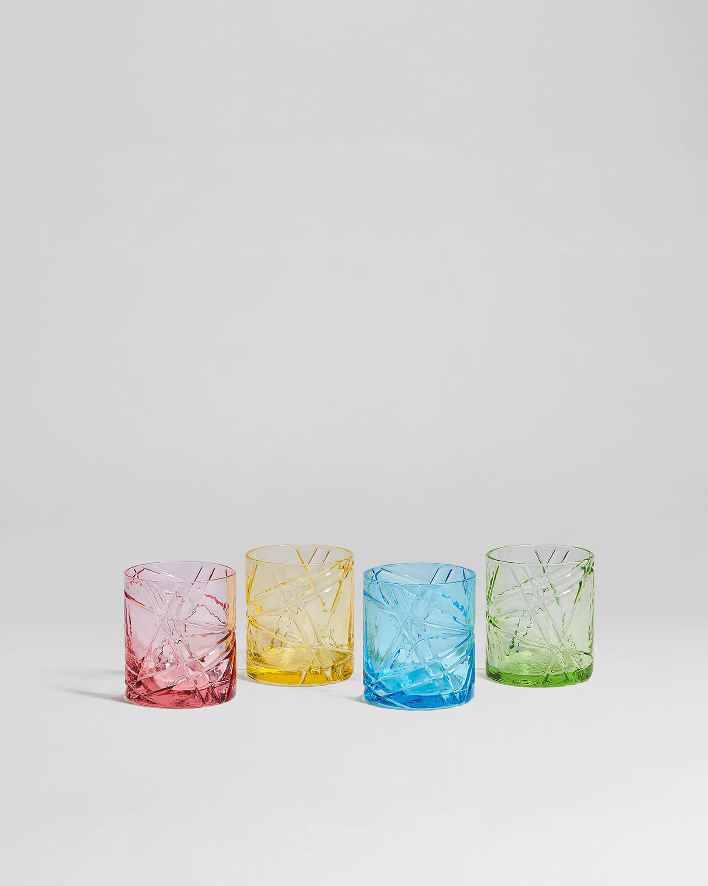 Set of Four Dior Escale Cocktail Glasses