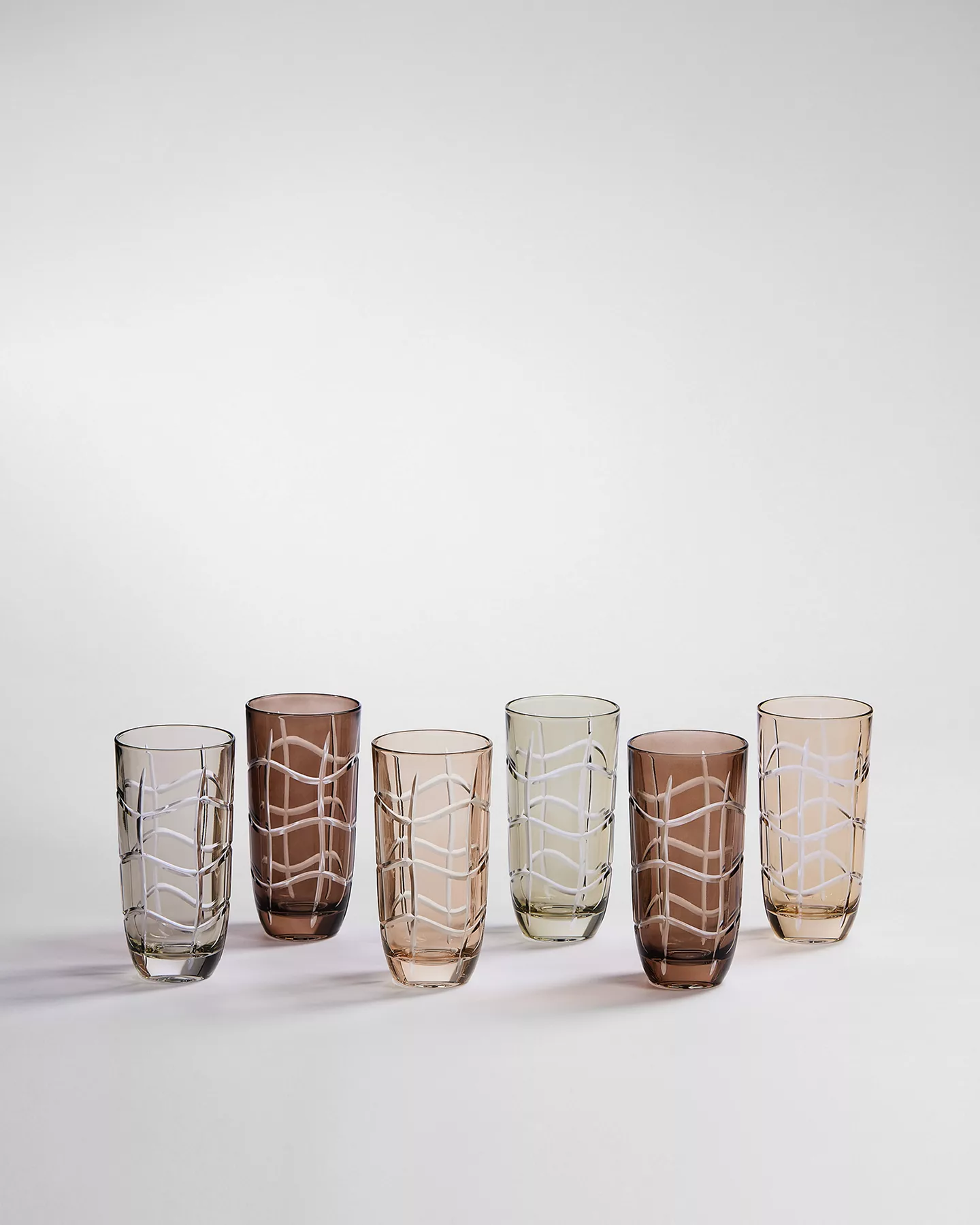 Set of Six Cocktail Glasses