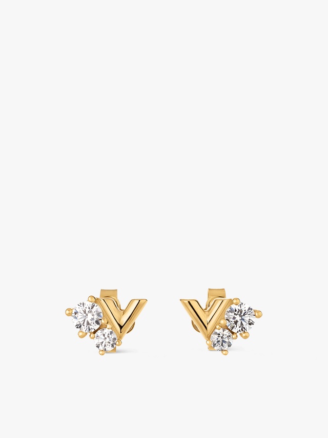 Essential V Strass PM earrings