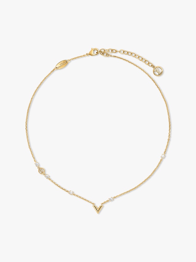 Essential V Strass Necklace PM