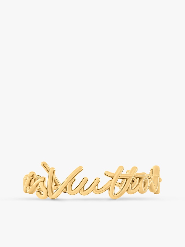 LV Script Bracelet