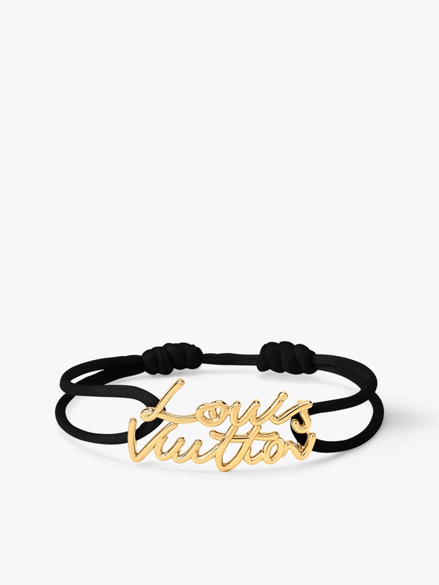 LV Script Bracelet