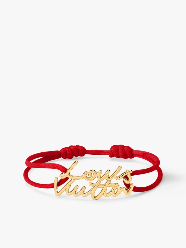 LV Script Bracelet