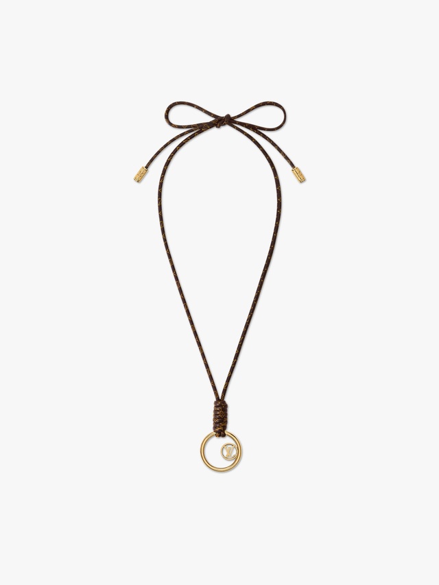 LV Loop Charm Glasses Necklace
