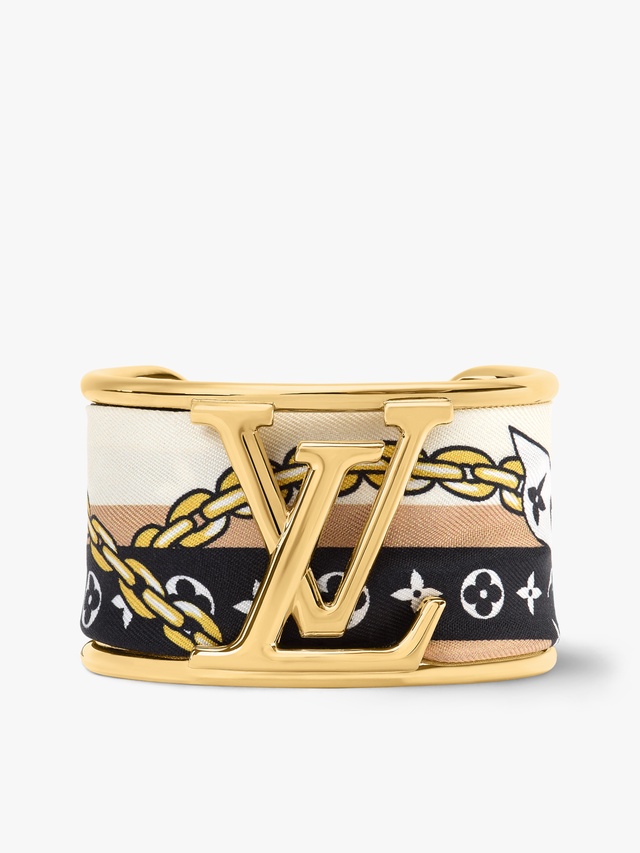 LV Initials bracelet in silk