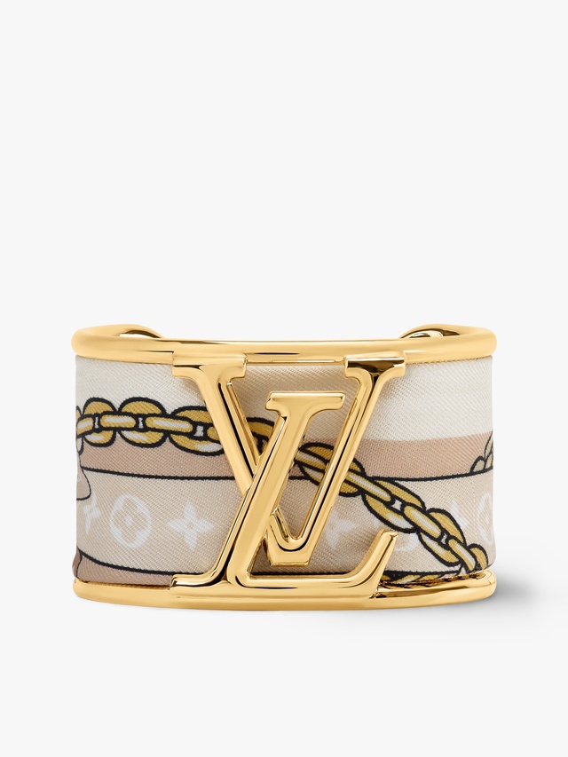 LV Initials bracelet in silk