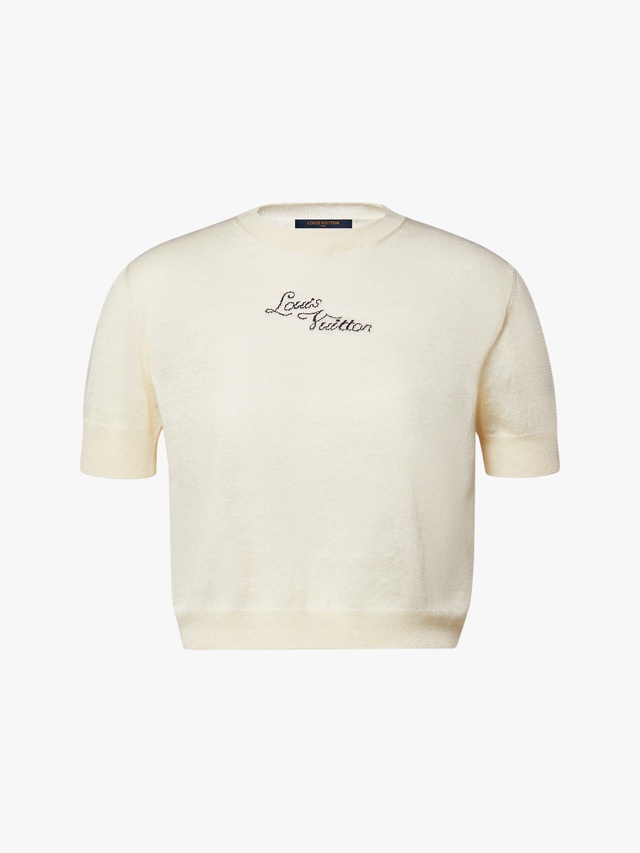 Signature sheer mesh top