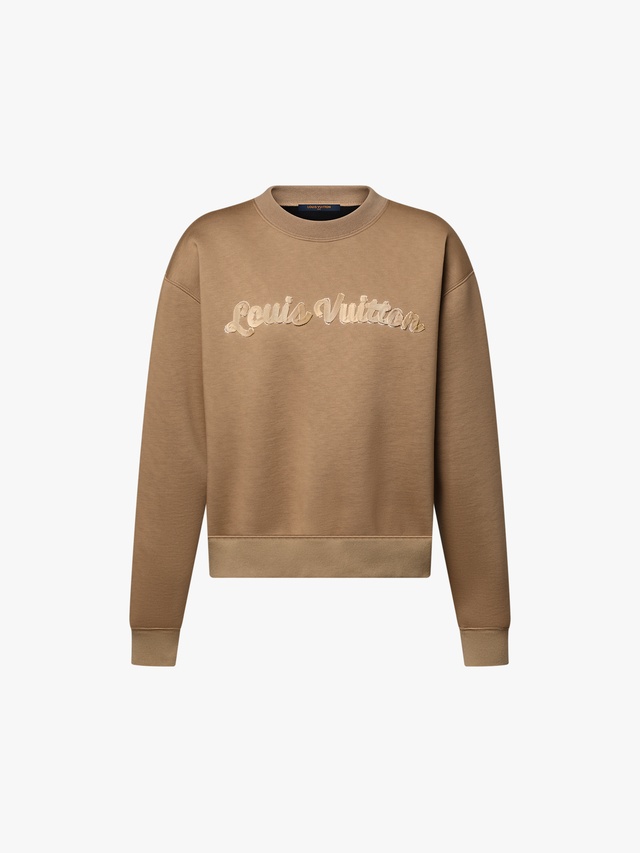 Gradient signature sweatshirt