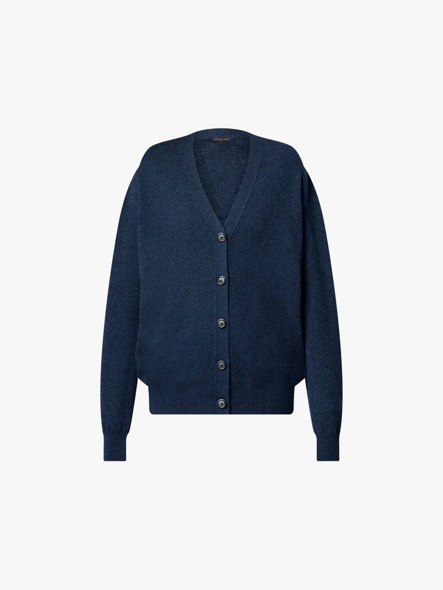 Seamless cashmere cardigan