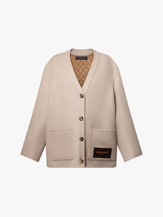 Cardigan double-face