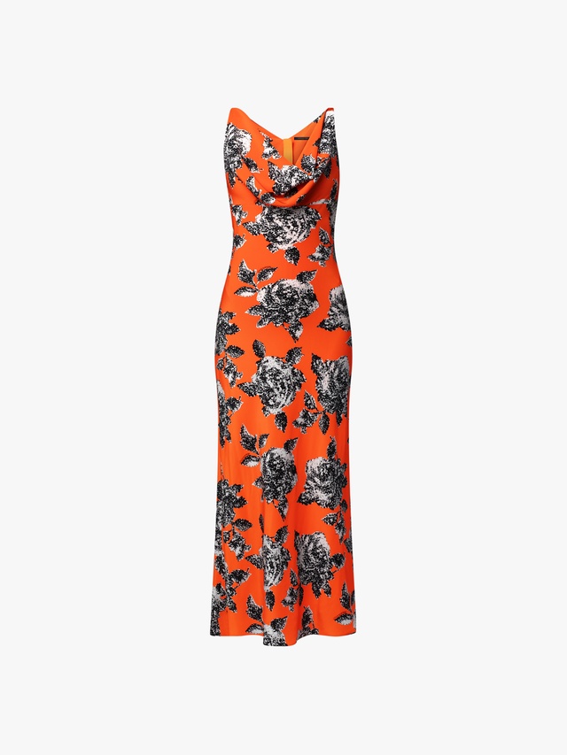 Cowlneck Maxi Dress