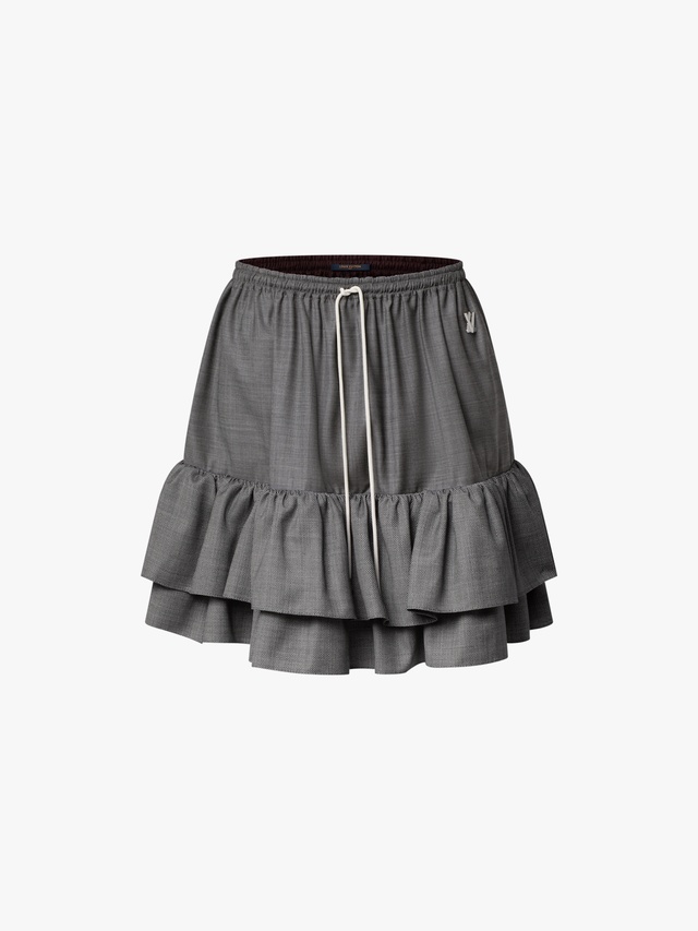 Ruched Hem Skirt