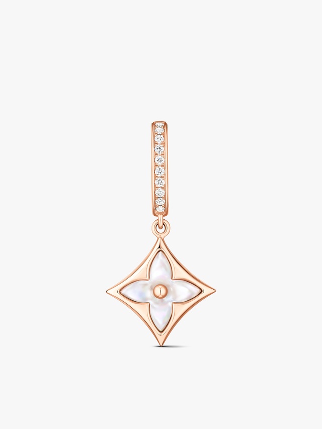 Star Color Blossom BB sleeper, pink gold, white mother-of-pearl and diamonds – Individually