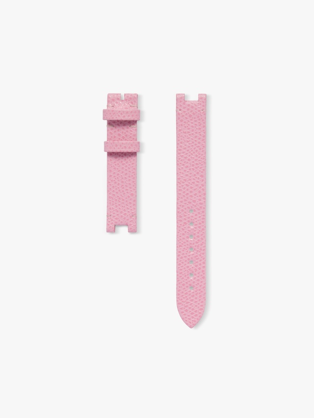 Color Blossom watch strap in pastel pink calfskin