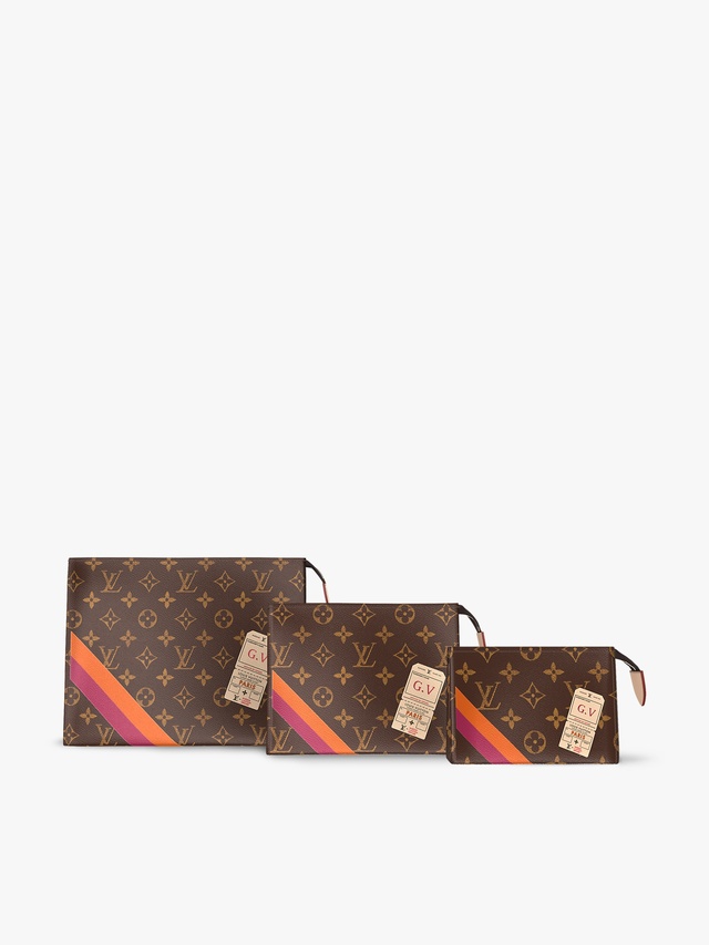 Mon Monogram Toiletry Bag Trio