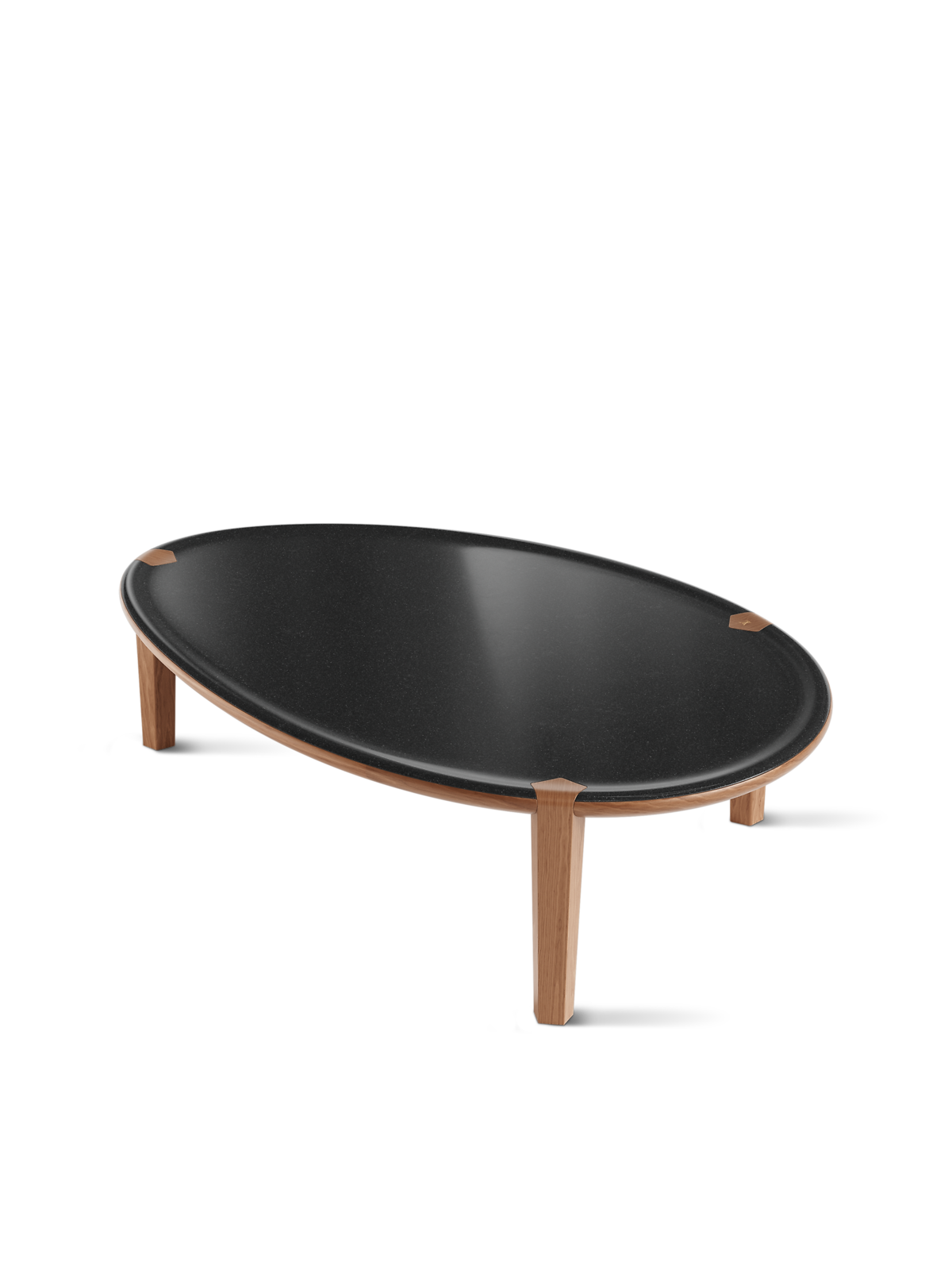 Aqua High Coffee Table - Black Granite