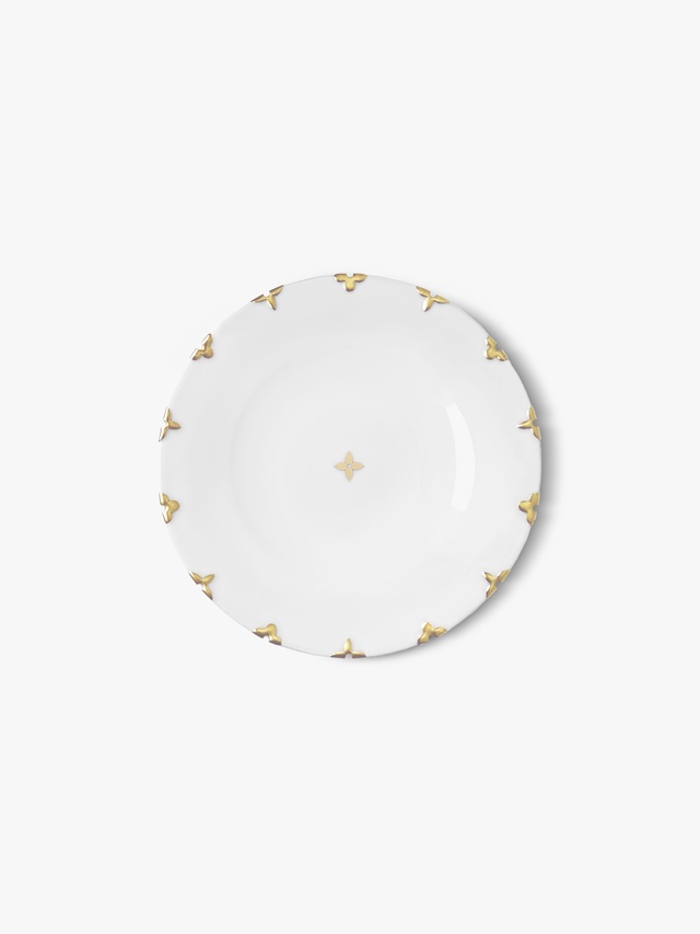 Set of two Flower Crown dessert plates