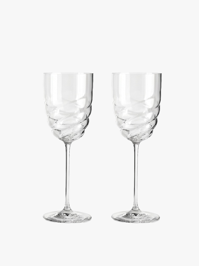 Set de deux verres à vin Twist H24cm