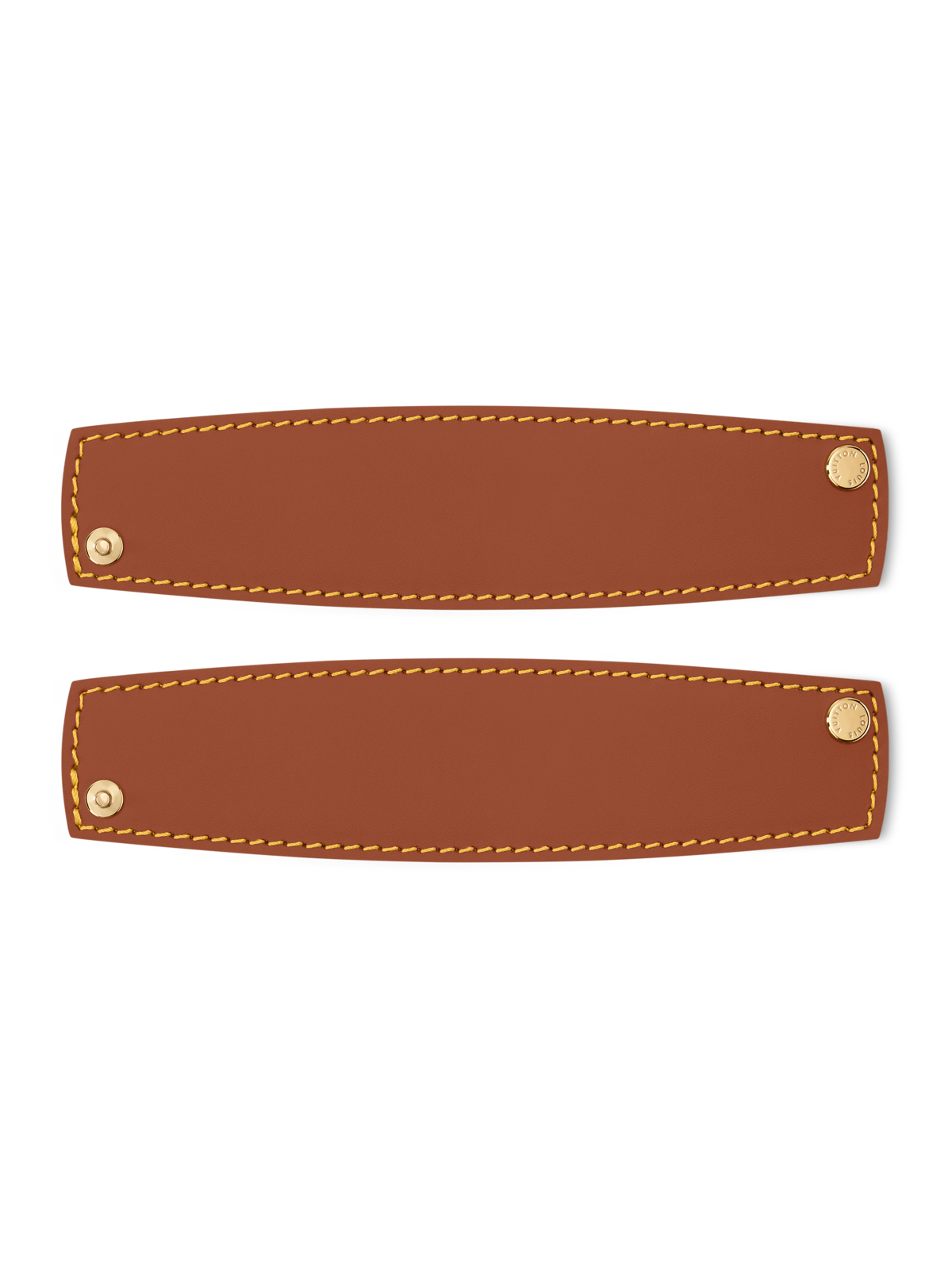 Set of two Rivet napkin rings - Cognac