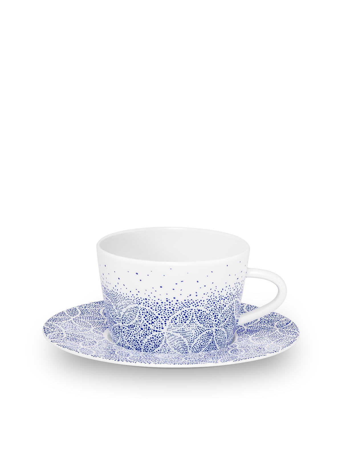 Set of 2 Constellation tea cups and saucers