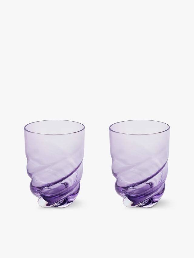 Set of two Twist glasses