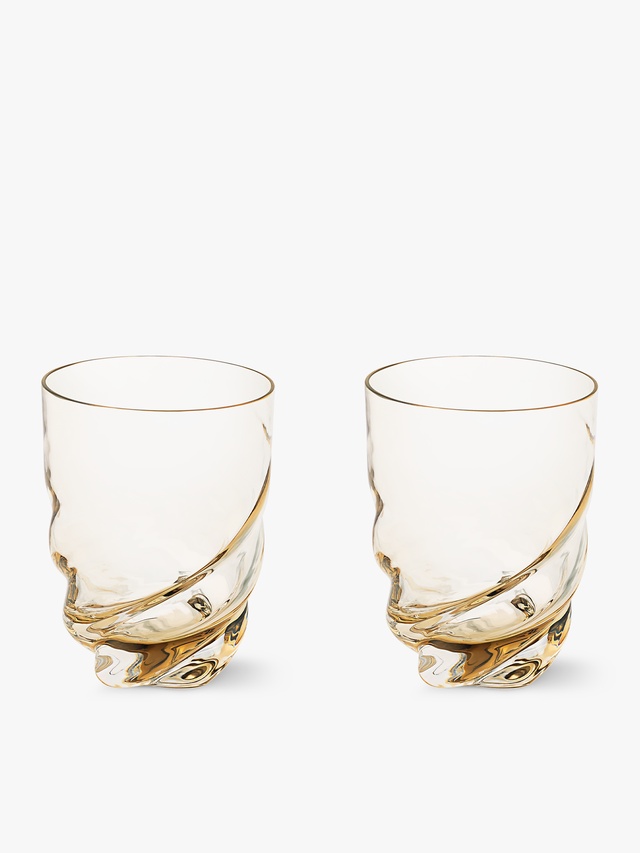 Set of two Twist glasses