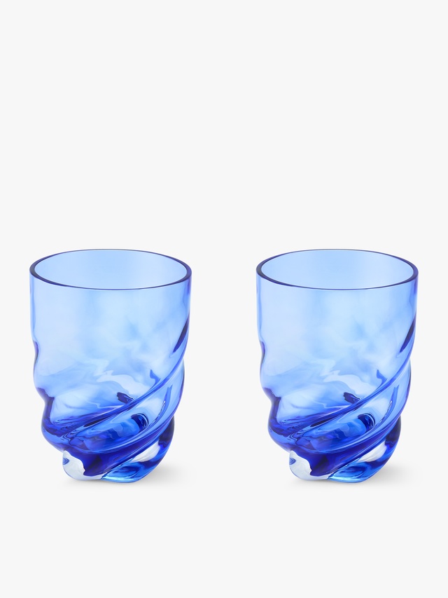Set of two Twist glasses