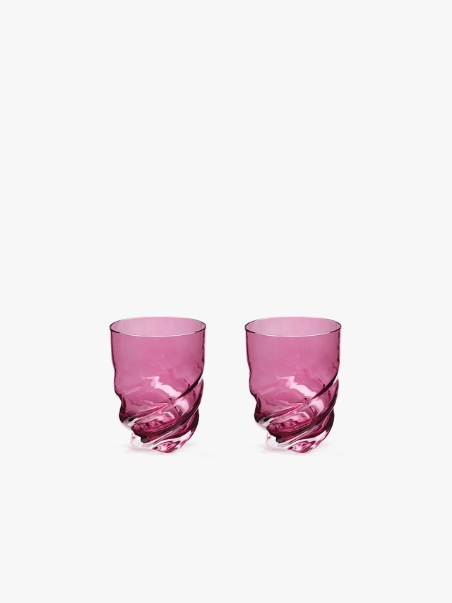 Set of two Twist glasses