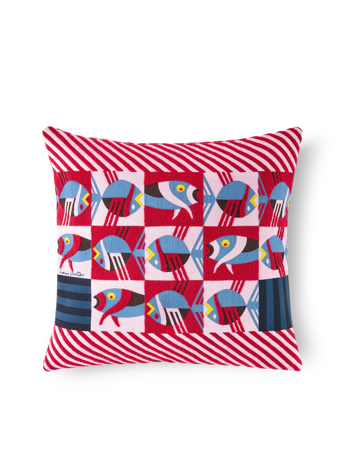 Animali Fantastici Striped Fish Cushion