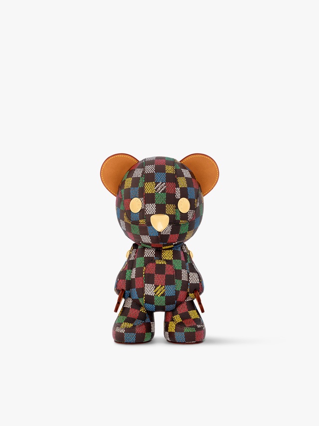Louis LV Teddy Bear Vers Damier