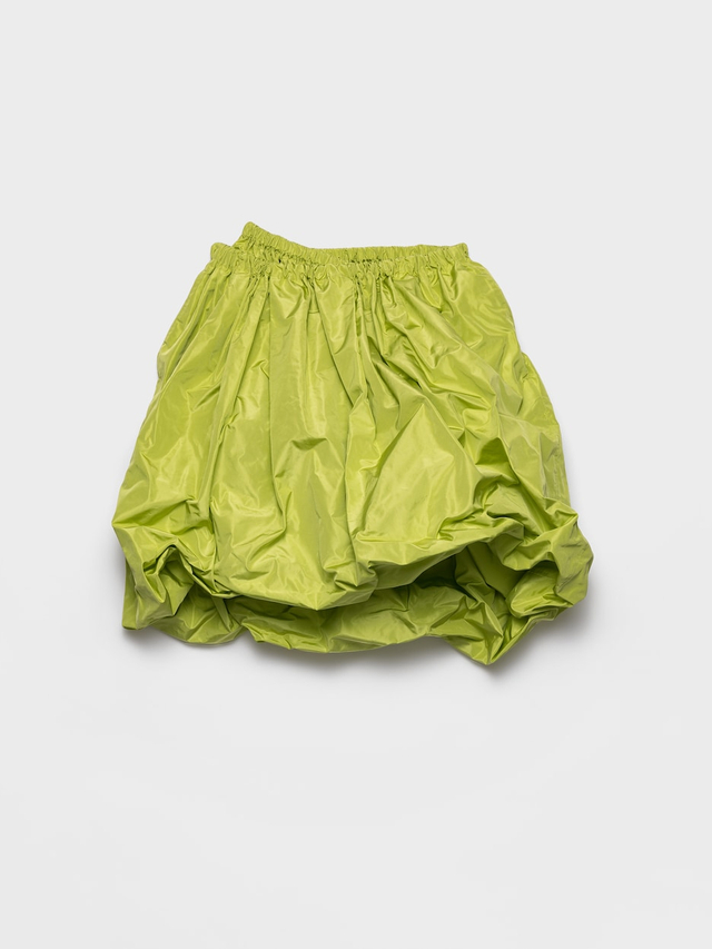 Technical taffeta skirt