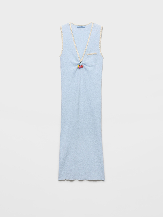 Cotton bouclé dress