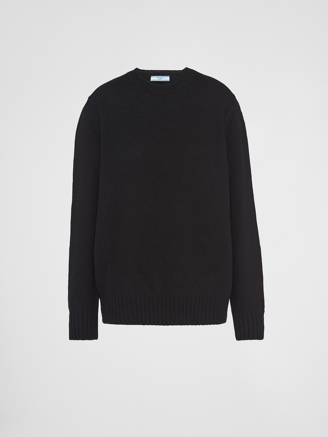Wool and cashmere crew-neck sweater