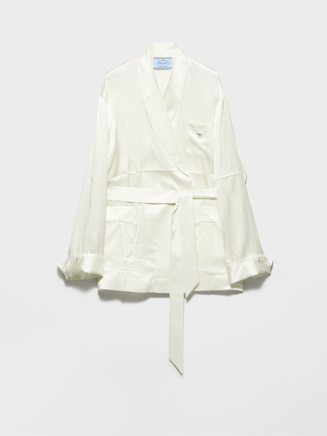 Silk robe