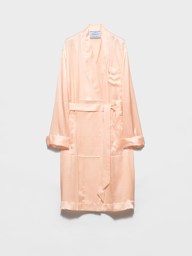 Silk robe