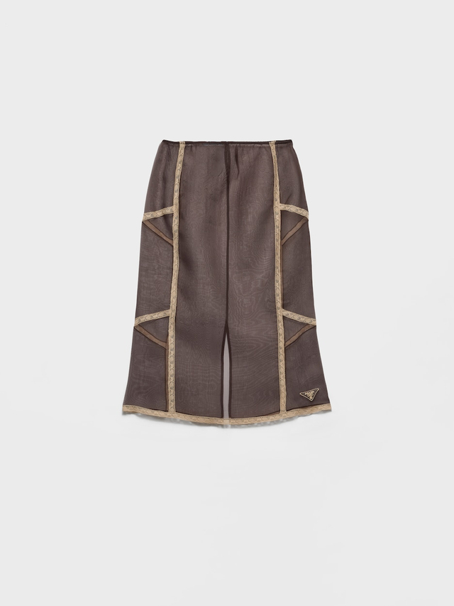 Organza intarsia underskirt