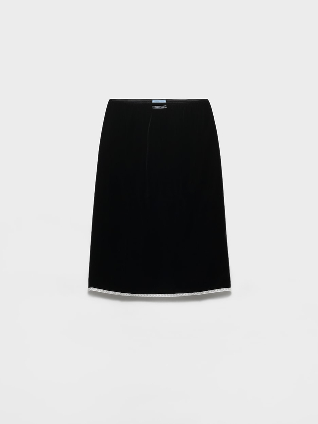 Velvet underskirt