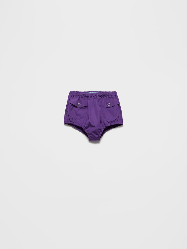 Poplin shorts
