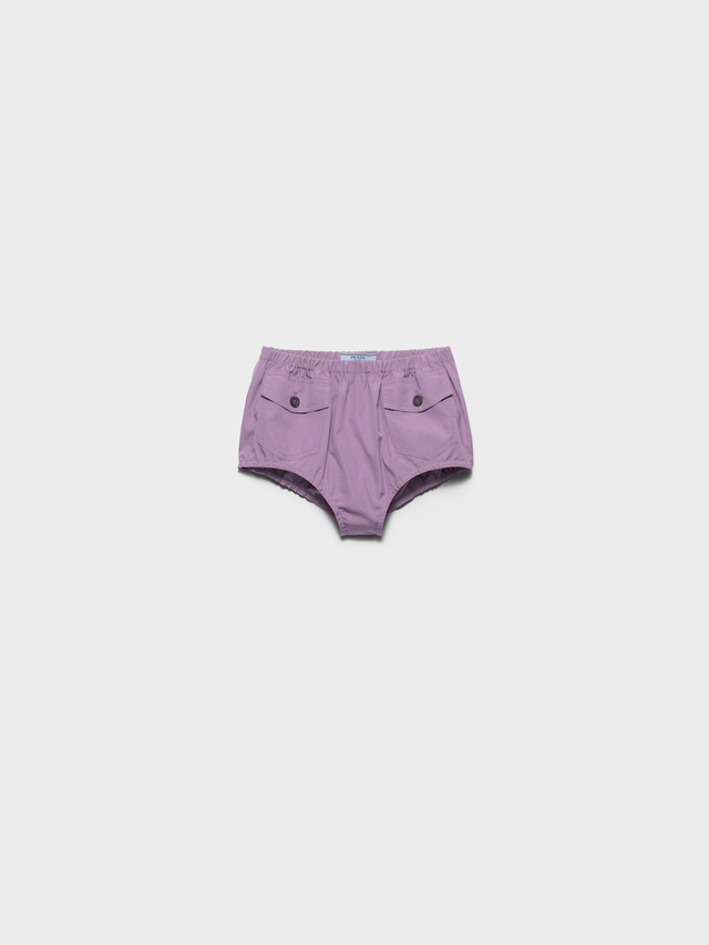 Poplin shorts