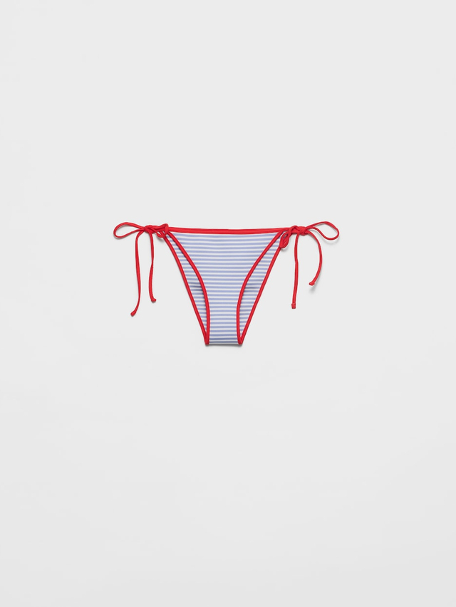Interlock jersey bikini bottom