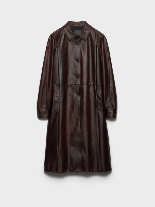 Leather coat