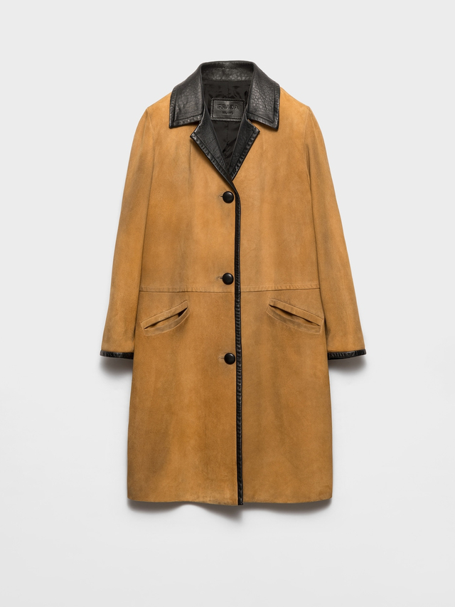 Suede coat