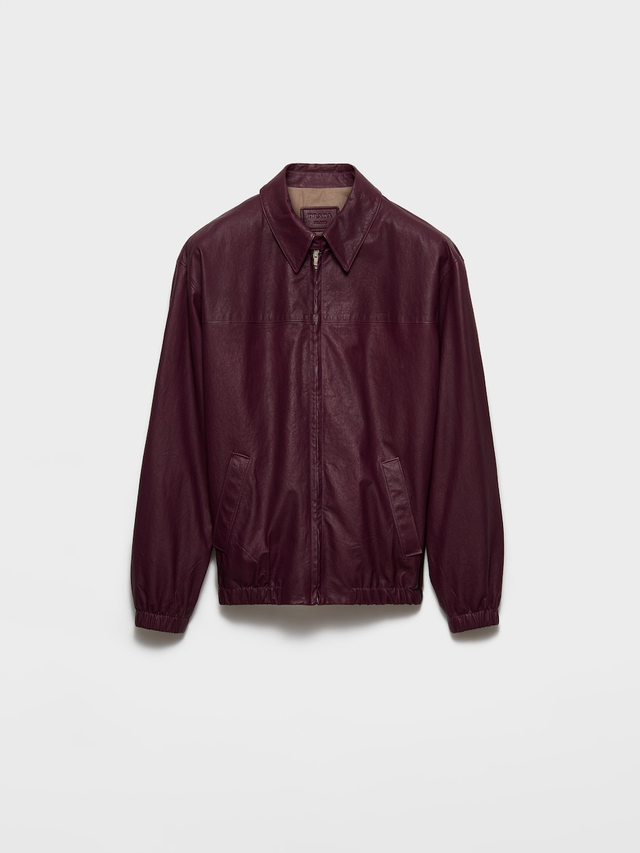 Nappa leather jacket