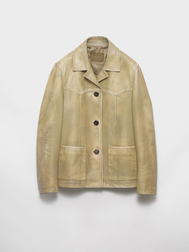 Nappa leather jacket