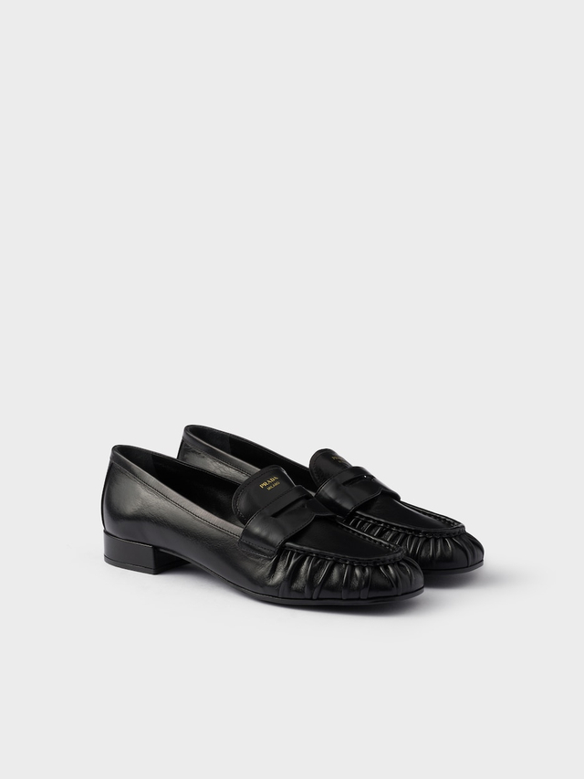 Leather loafers