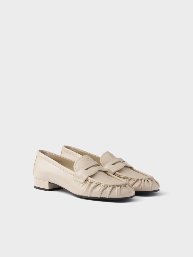 Leather loafers