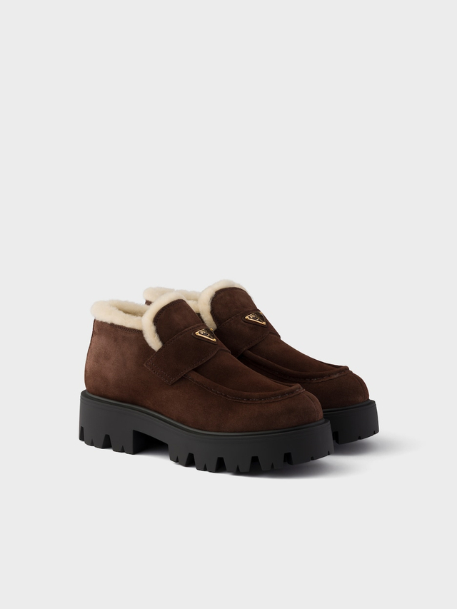 Suede loafers